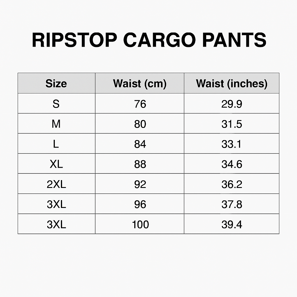 RIP STOP CARGO PANTS