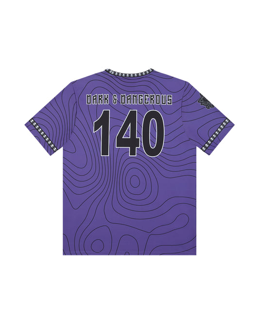 PURPLE TOPOGRAPHY DEEP JERSEY