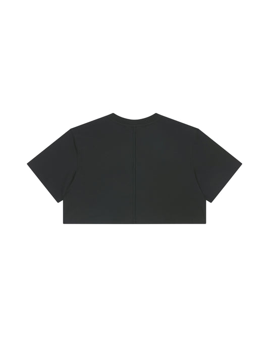 BLACK DAN V1 CROP TOP TSHIRT