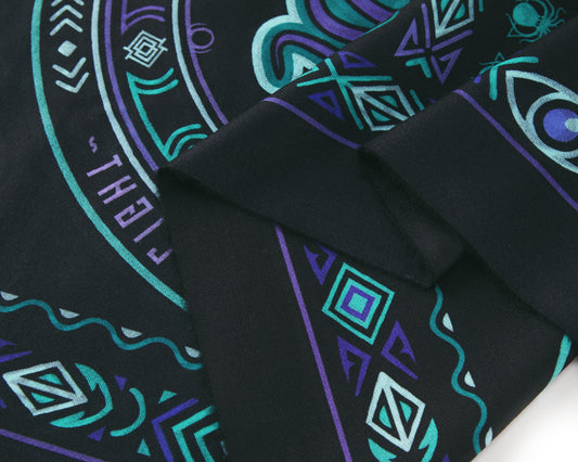 PURPLE SKY TRIBAL PASHMINA