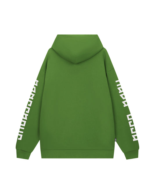 FOREST GREEN FLEECE PULLOVER HOODIE