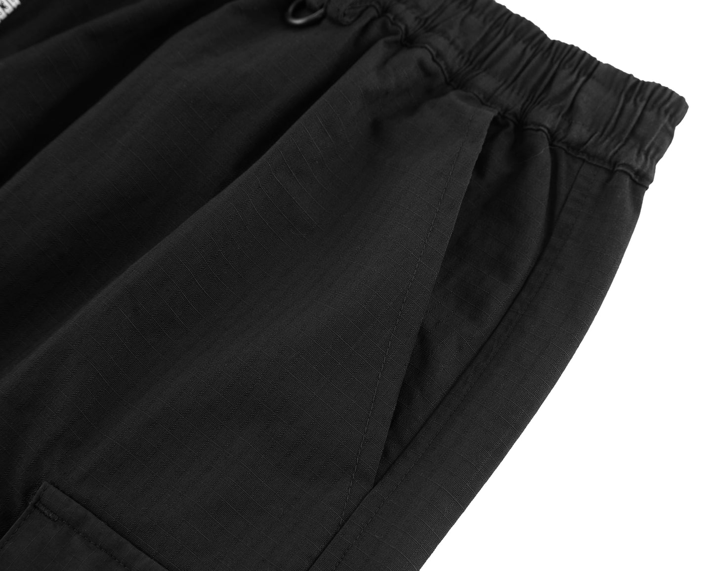 DDD SCHWARZE BAUMWOLLSHORTS