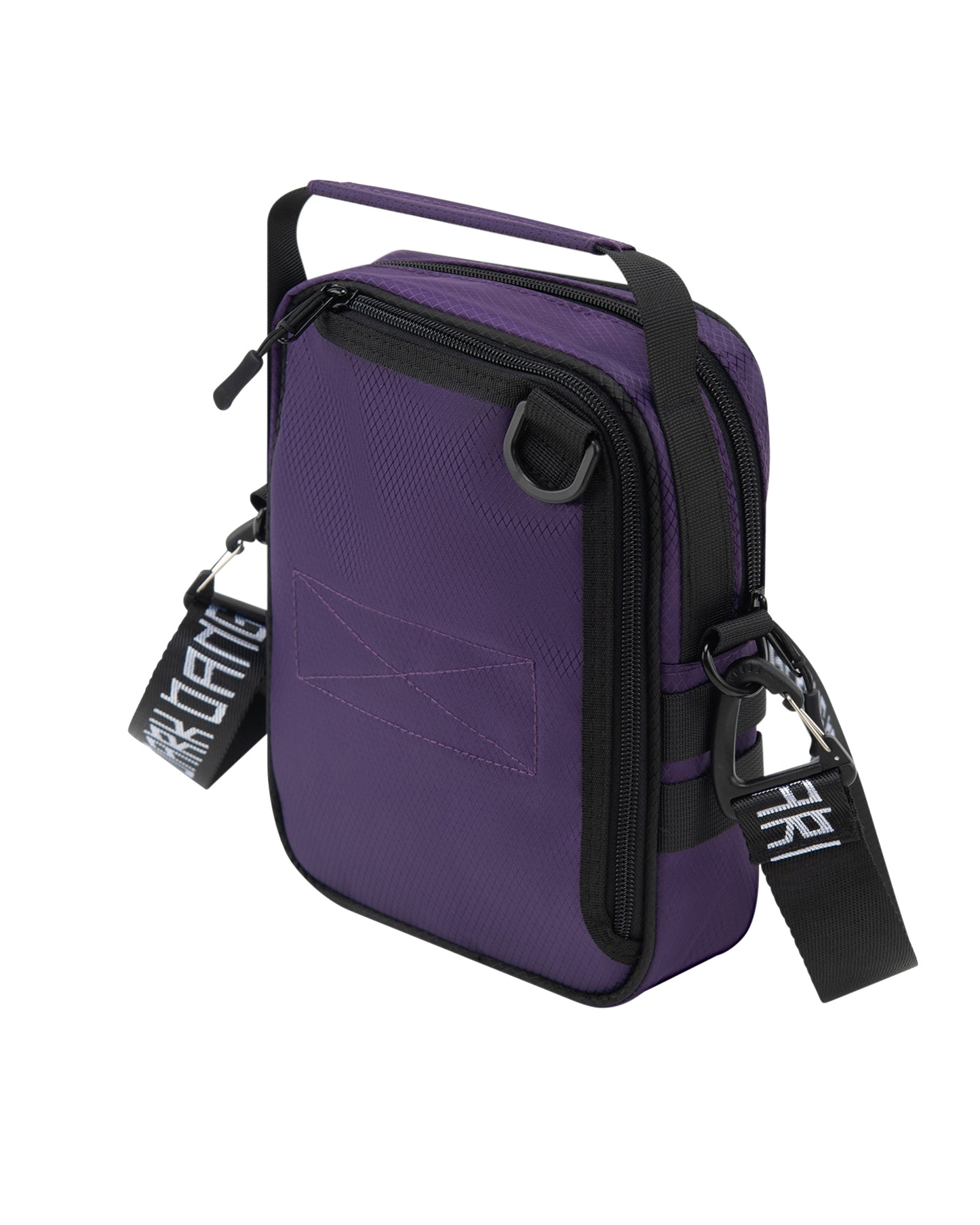 PURPLE DIAMOND RIPSTOP CROSSBODY BAG