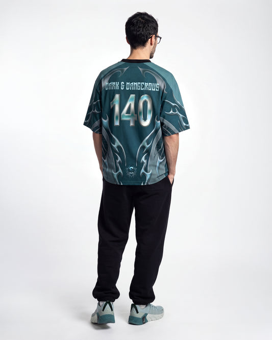 TEAL CHROME DEEP JERSEY