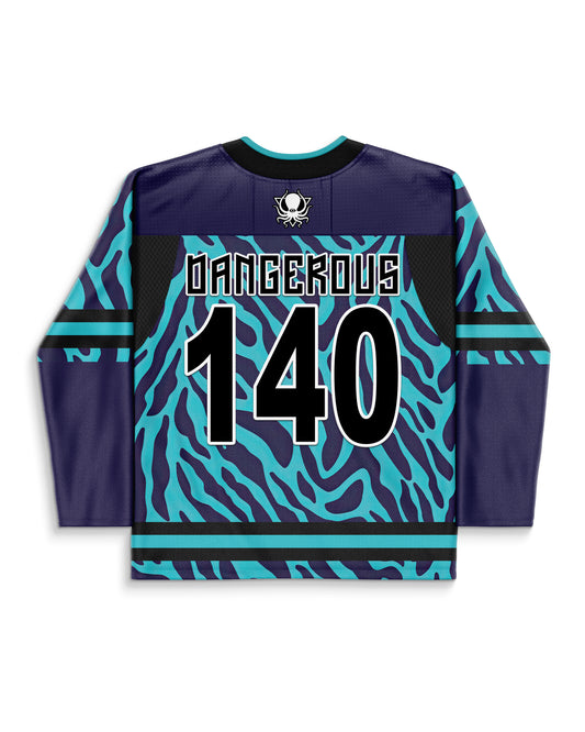 BLUE TIGER PRO CUT HOCKEY JERSEY