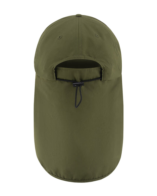 OLIVE SUNSHIELD CAP