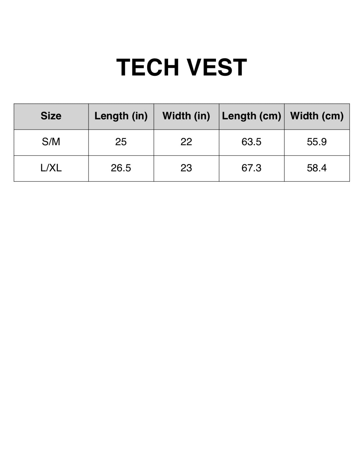 BLACK TECH VEST