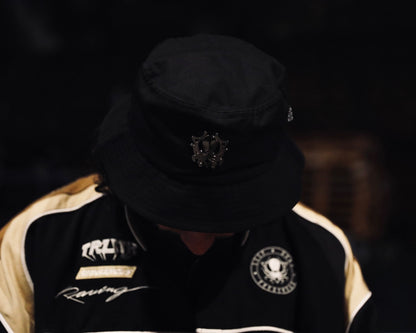 DDD BLACK EMBLEM BUCKET HAT