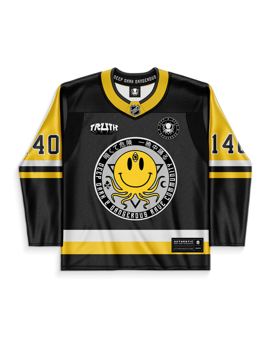GOLD DANCE ALL NIGHT PRO CUT HOCKEY JERSEY