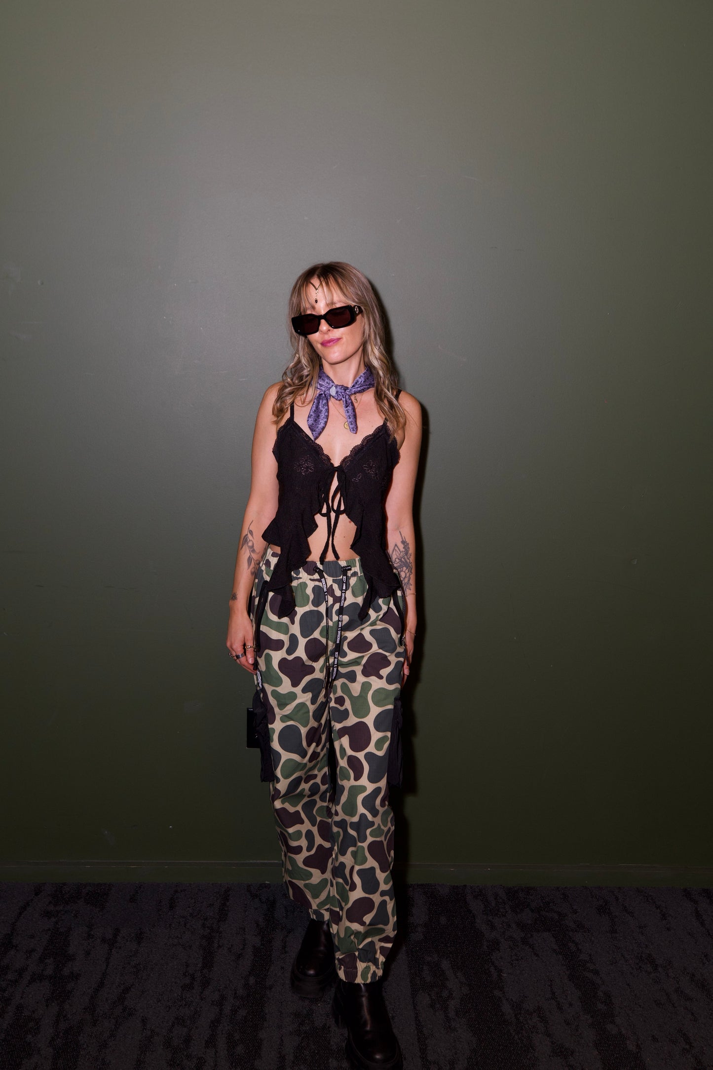 CAMO RIP STOP CARGO PANTS