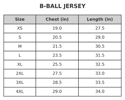 DDD SCHWARZES B-BALL-JERSEY
