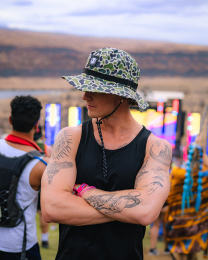CAMO BOONIE BUCKET HAT V2