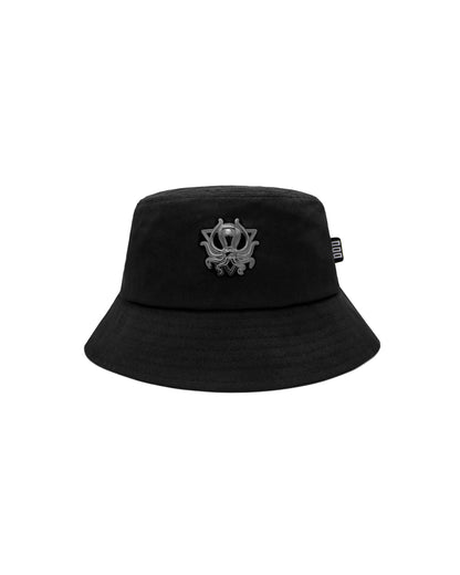 DDD BLACK EMBLEM BUCKET HAT