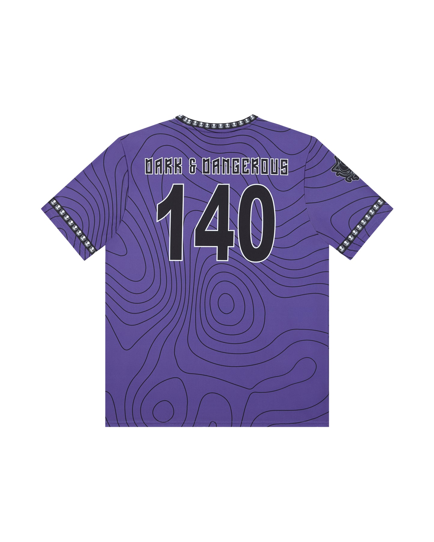 PURPLE TOPOGRAPHY DEEP JERSEY