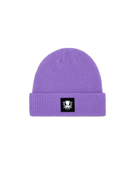 AMETHYST RUBBER PATCH BEANIE