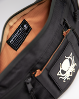 BLACK & BRONZE DIAMOND RIPSTOP SIDE BAG