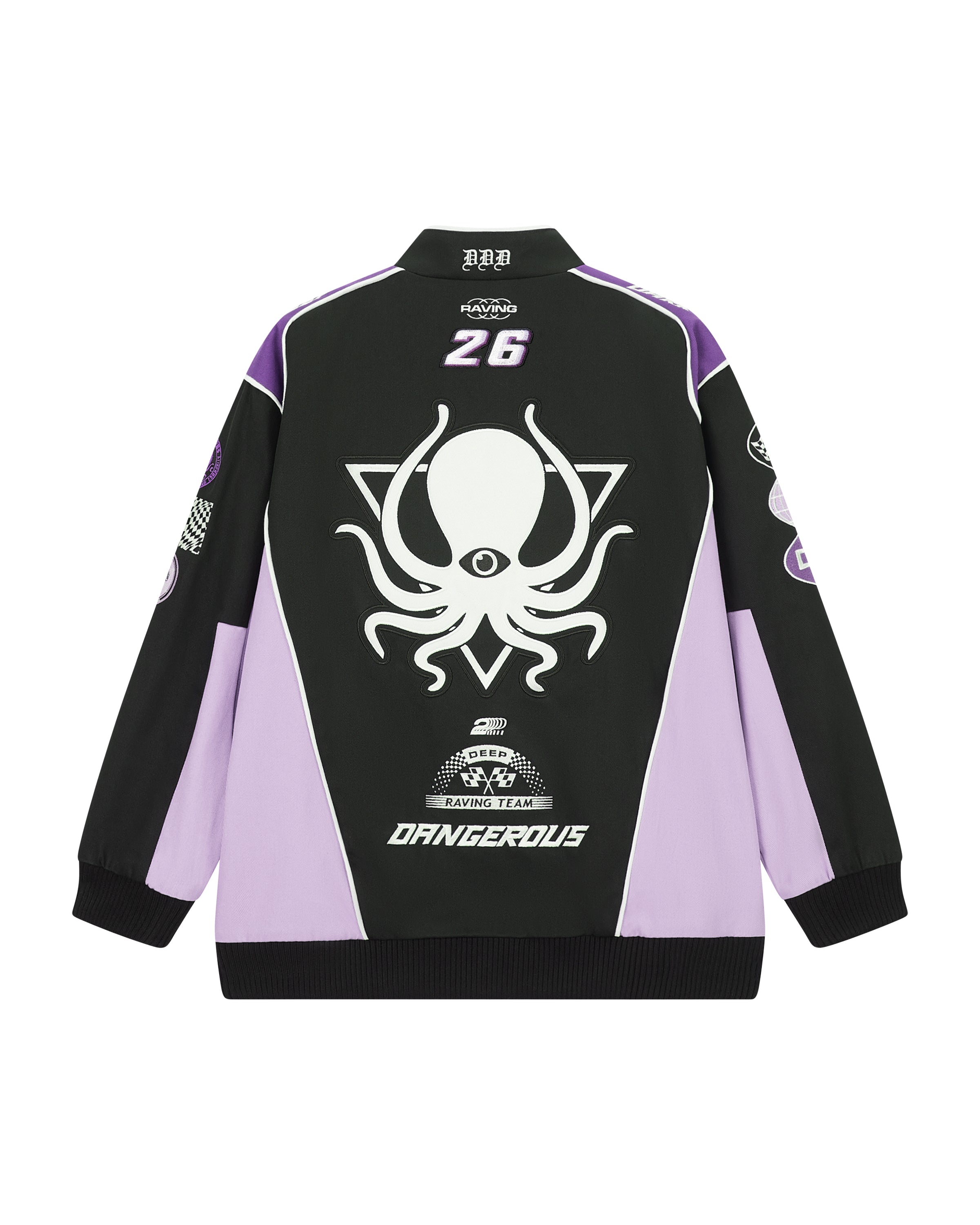 PURPLE DDD TEAM RACING JACKET – DEEP DARK AND DANGEROUS