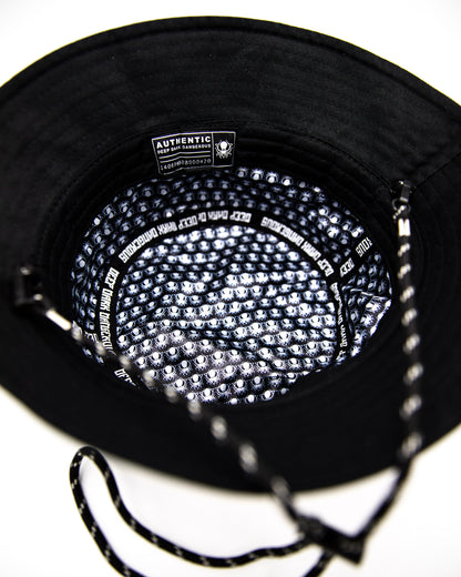 DDD BLACK EMBLEM BUCKET HAT