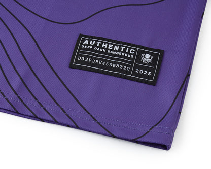 PURPLE TOPOGRAPHY DEEP JERSEY