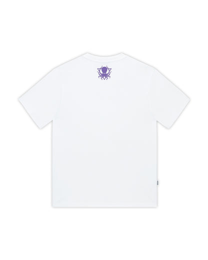LAVENDER FEELZ WHITE T-SHIRT