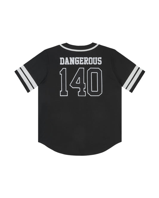 BLACK BASEBALL JERSEY