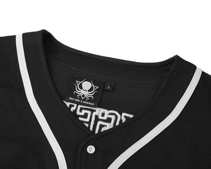 BLACK BASEBALL JERSEY