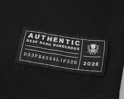 BLACK BASEBALL JERSEY