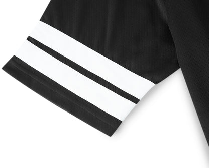 BLACK BASEBALL JERSEY