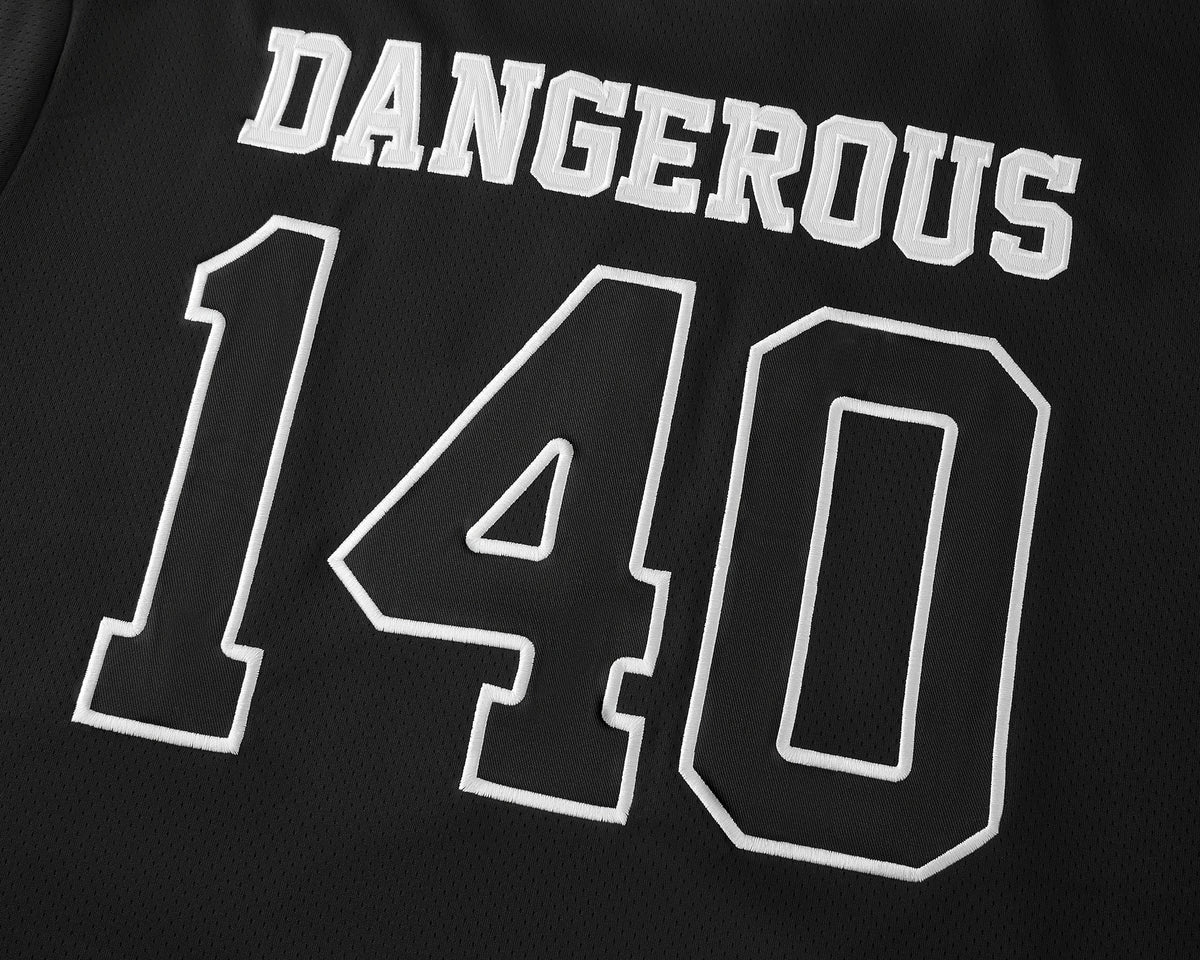 BLACK BASEBALL JERSEY