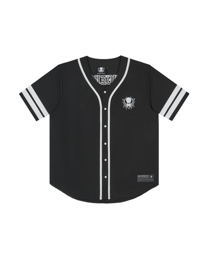 BLACK BASEBALL JERSEY