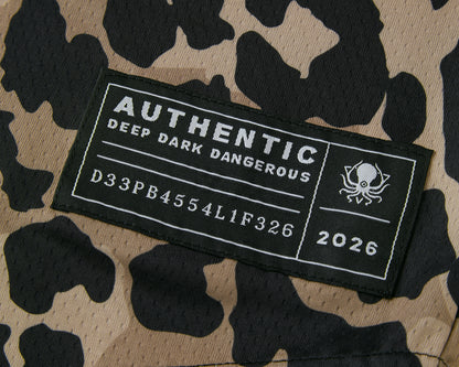 LEOPARD CAMO BASEBALL JERSEY