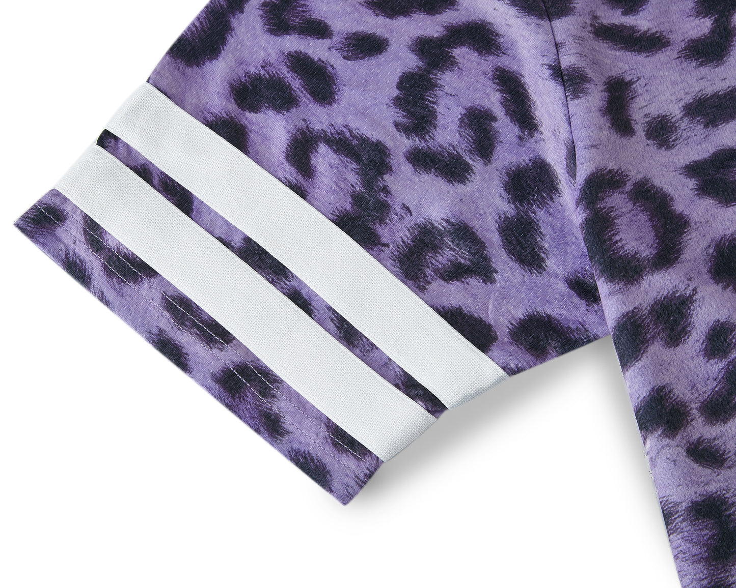 PURPLE LEOPARD BASEBALL JERSEY
