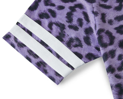 PURPLE LEOPARD BASEBALL JERSEY