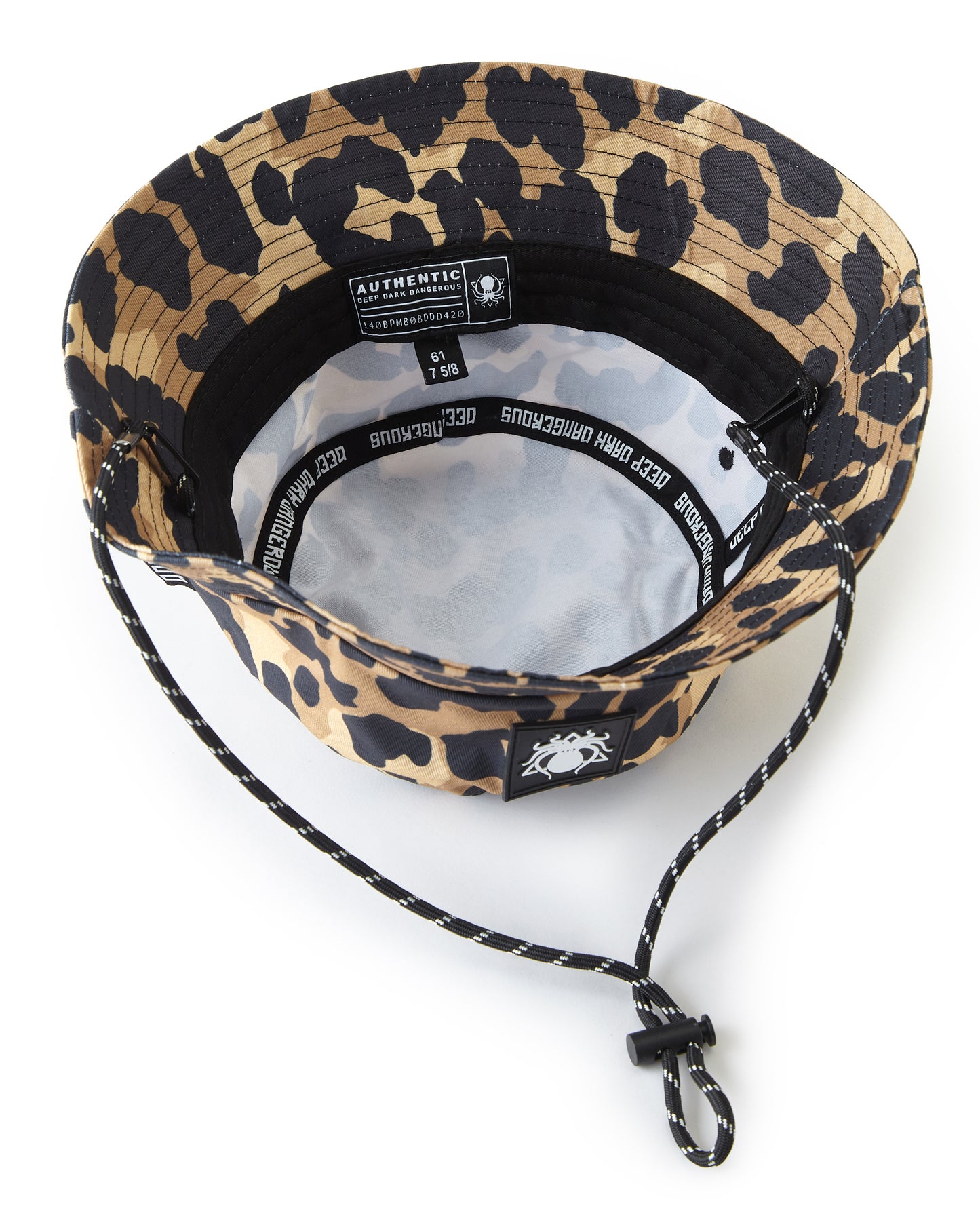 LEOPARD CAMO BUCKET HAT