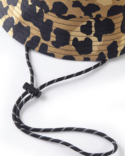 LEOPARD CAMO BUCKET HAT