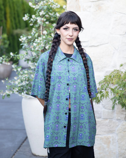 SAGESHROOM BUTTON UP SHIRT