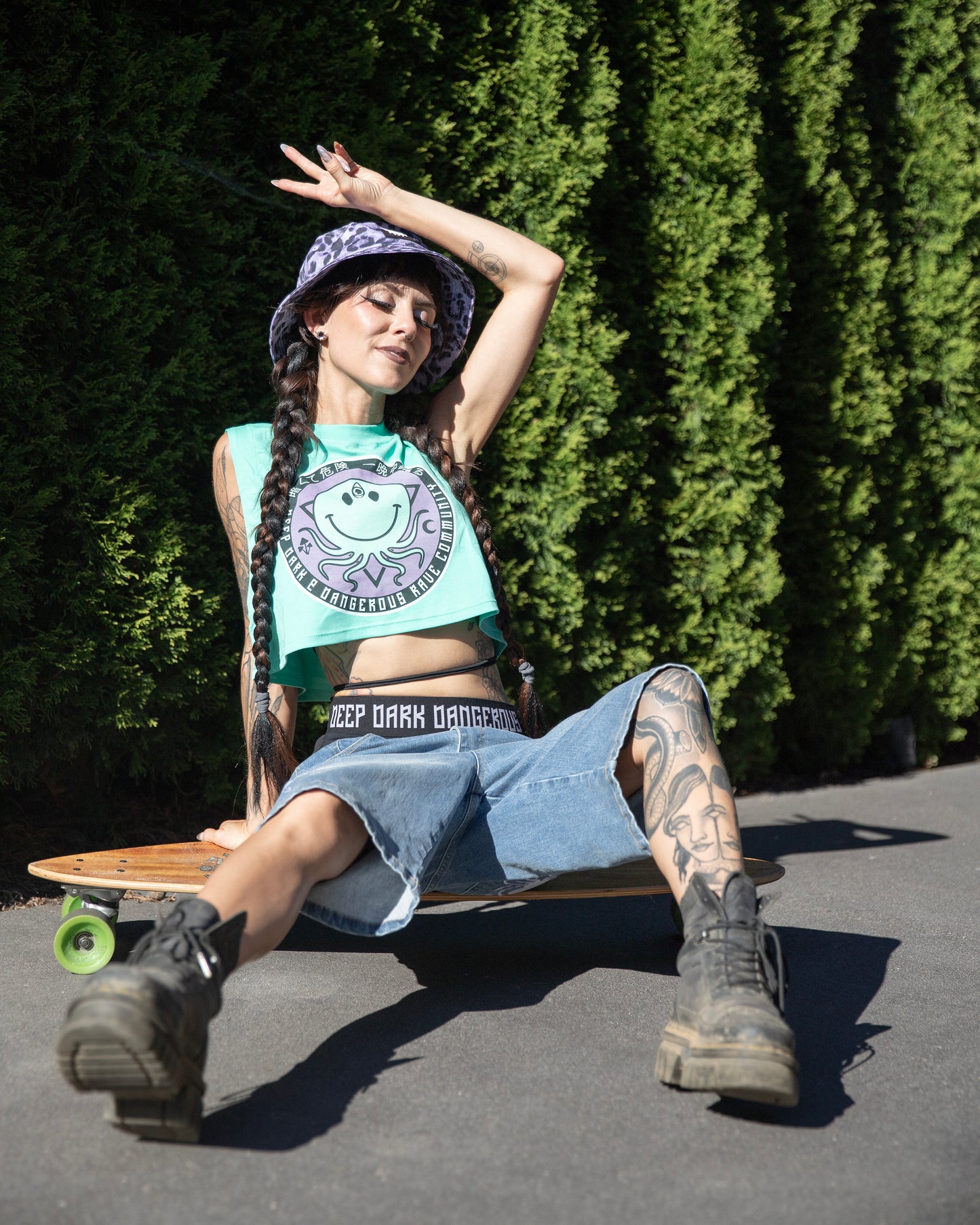 AQUAMARINE DAN V2 CROP TOP TANK