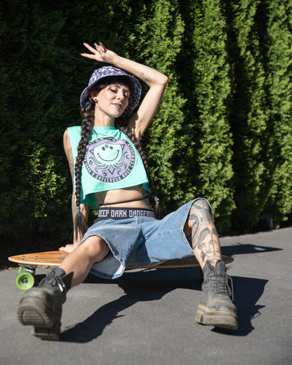 AQUAMARINE DAN V2 CROP TOP TANK