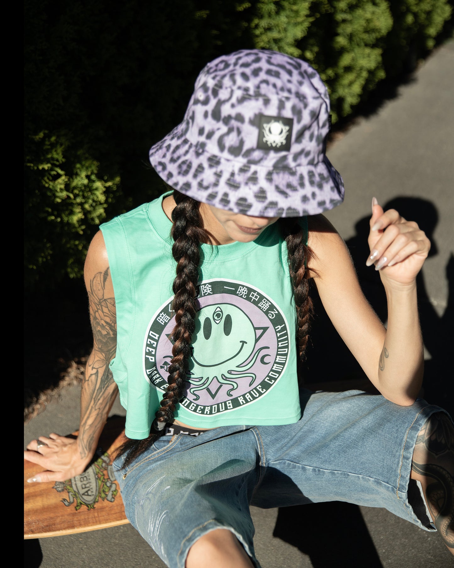AQUAMARINE DAN V2 CROP TOP TANK