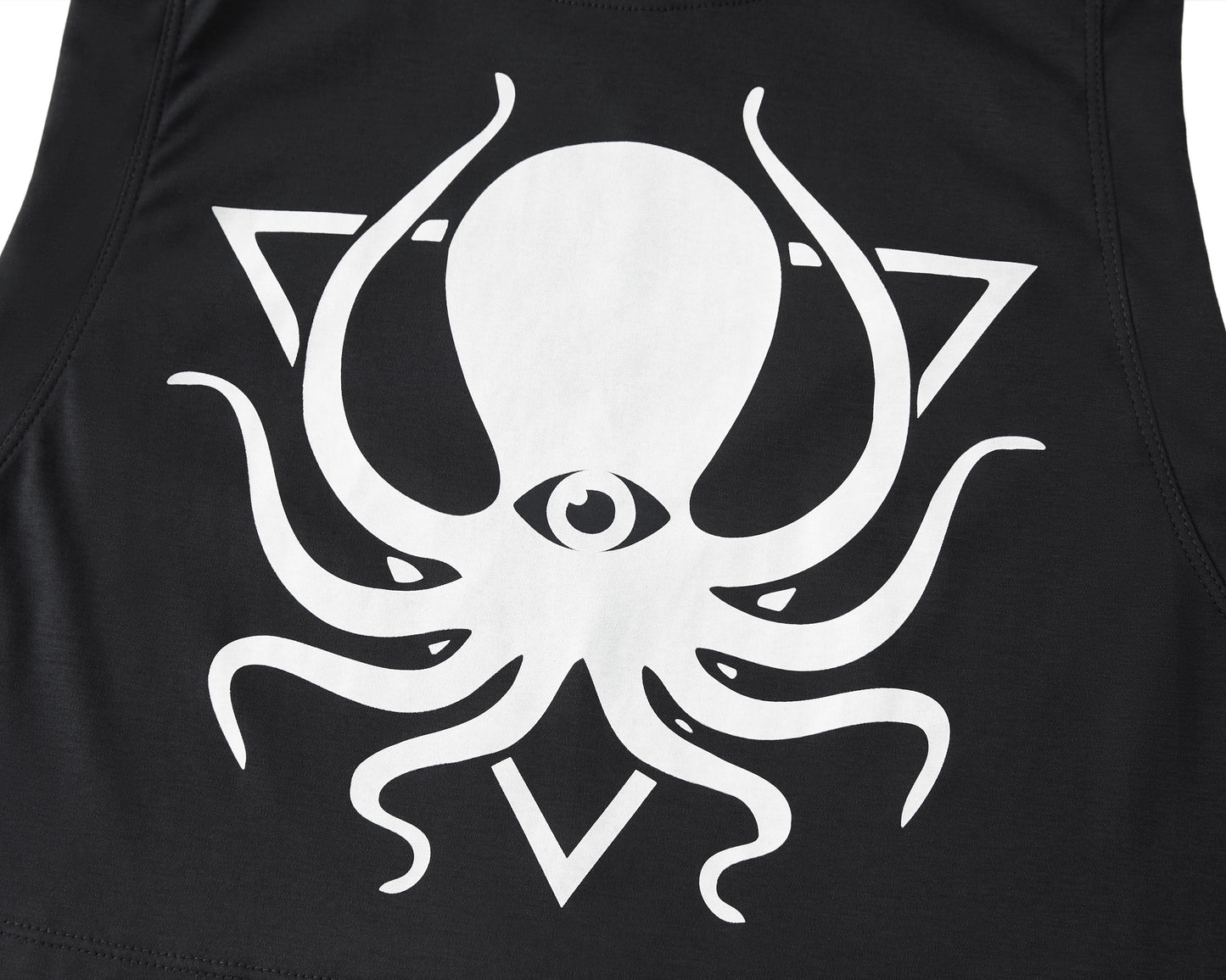 SCHWARZES CROP-TOP-TANK 