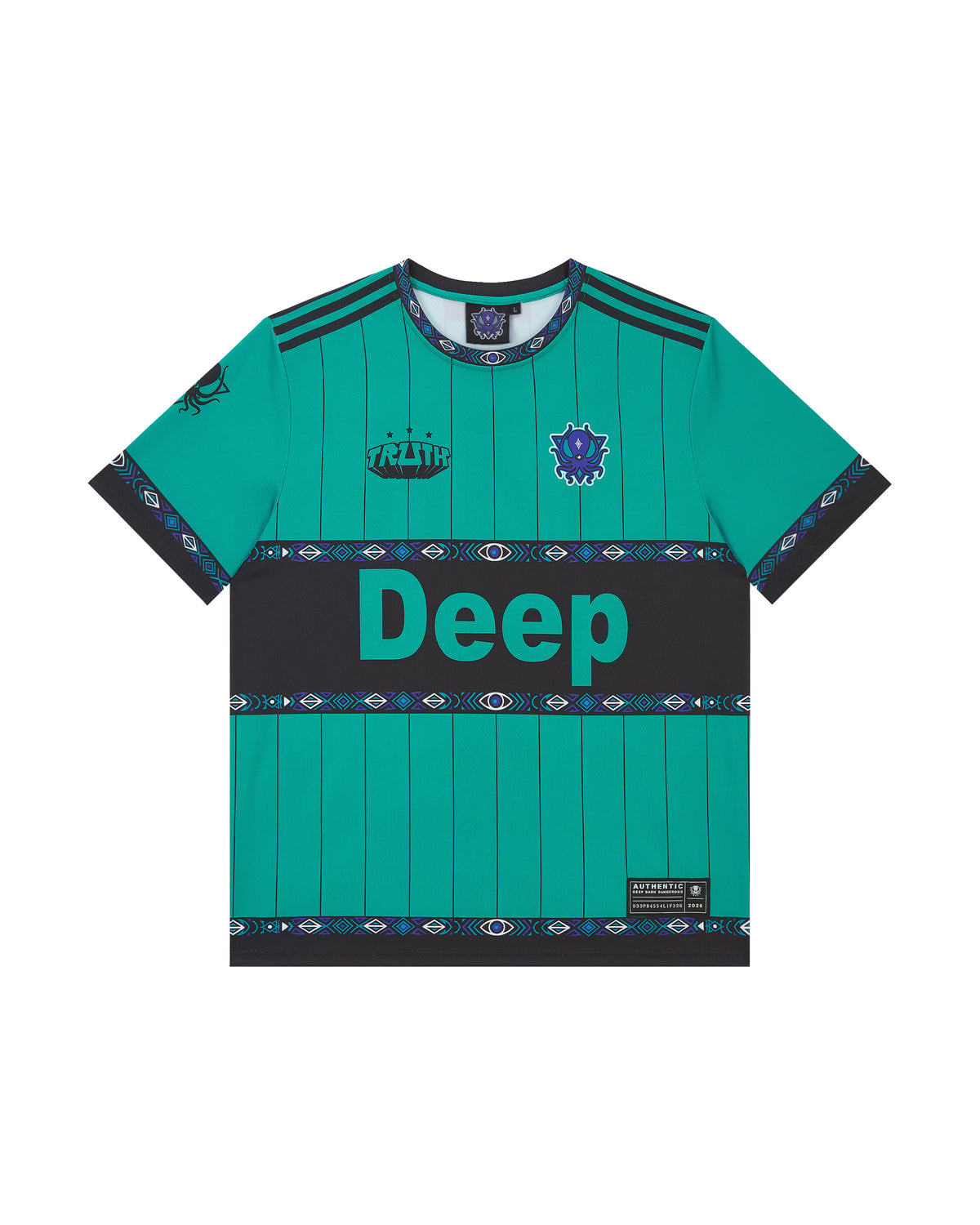 TRIBAL TURQUOISE DEEP JERSEY