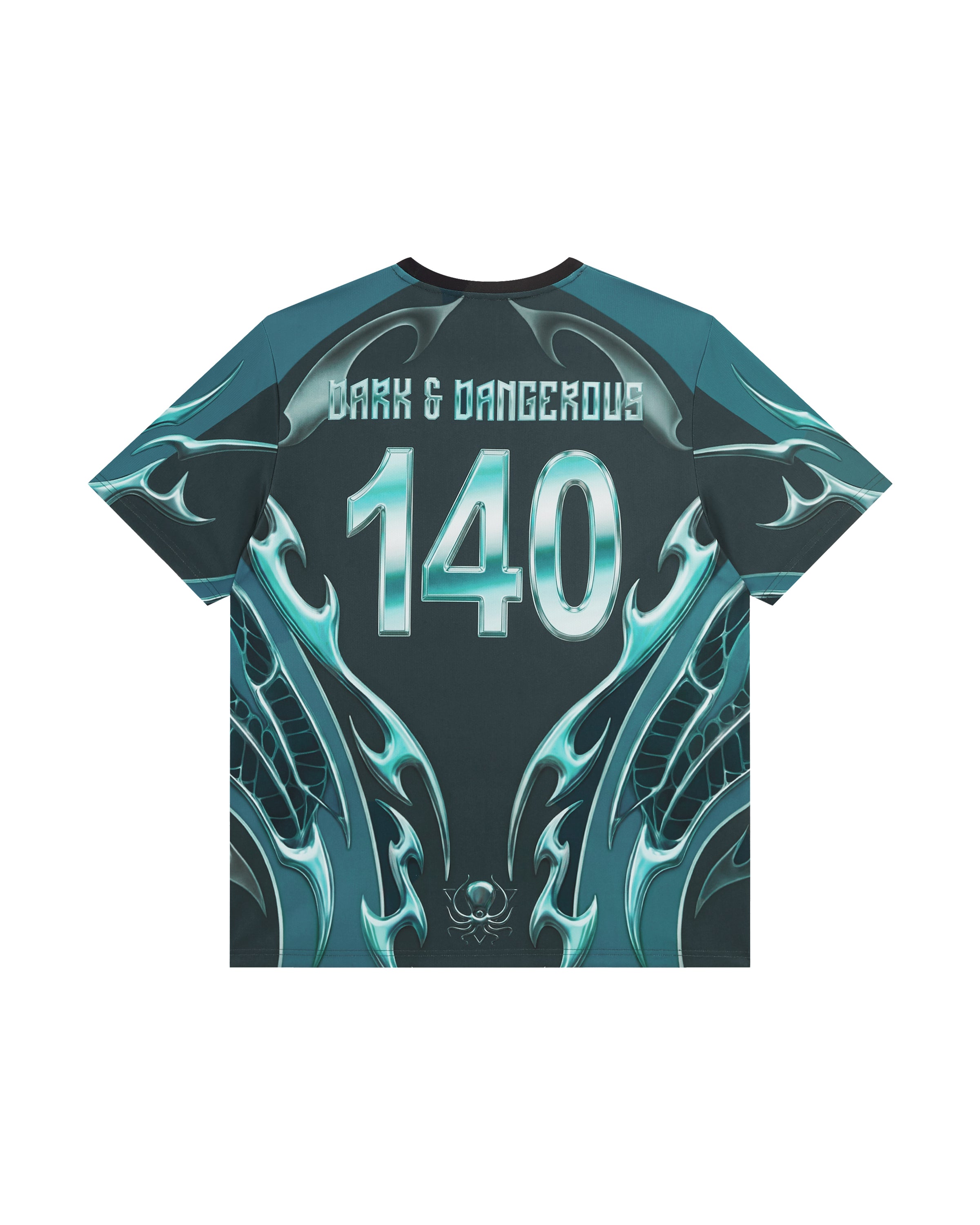 TEAL CHROME DEEP JERSEY – DEEP DARK AND DANGEROUS