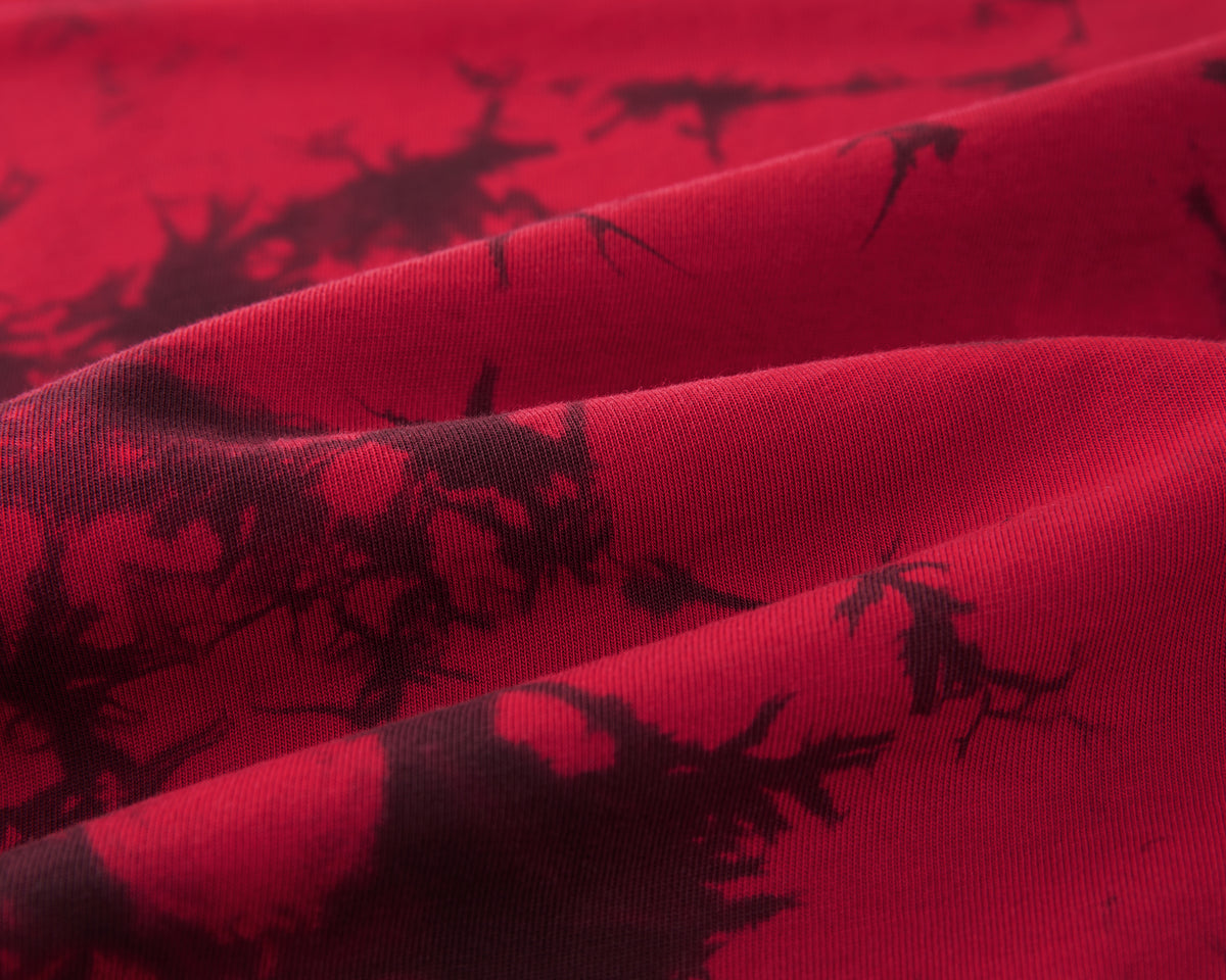 SQUIDSKULL RED TIEDYE DUAL LS
