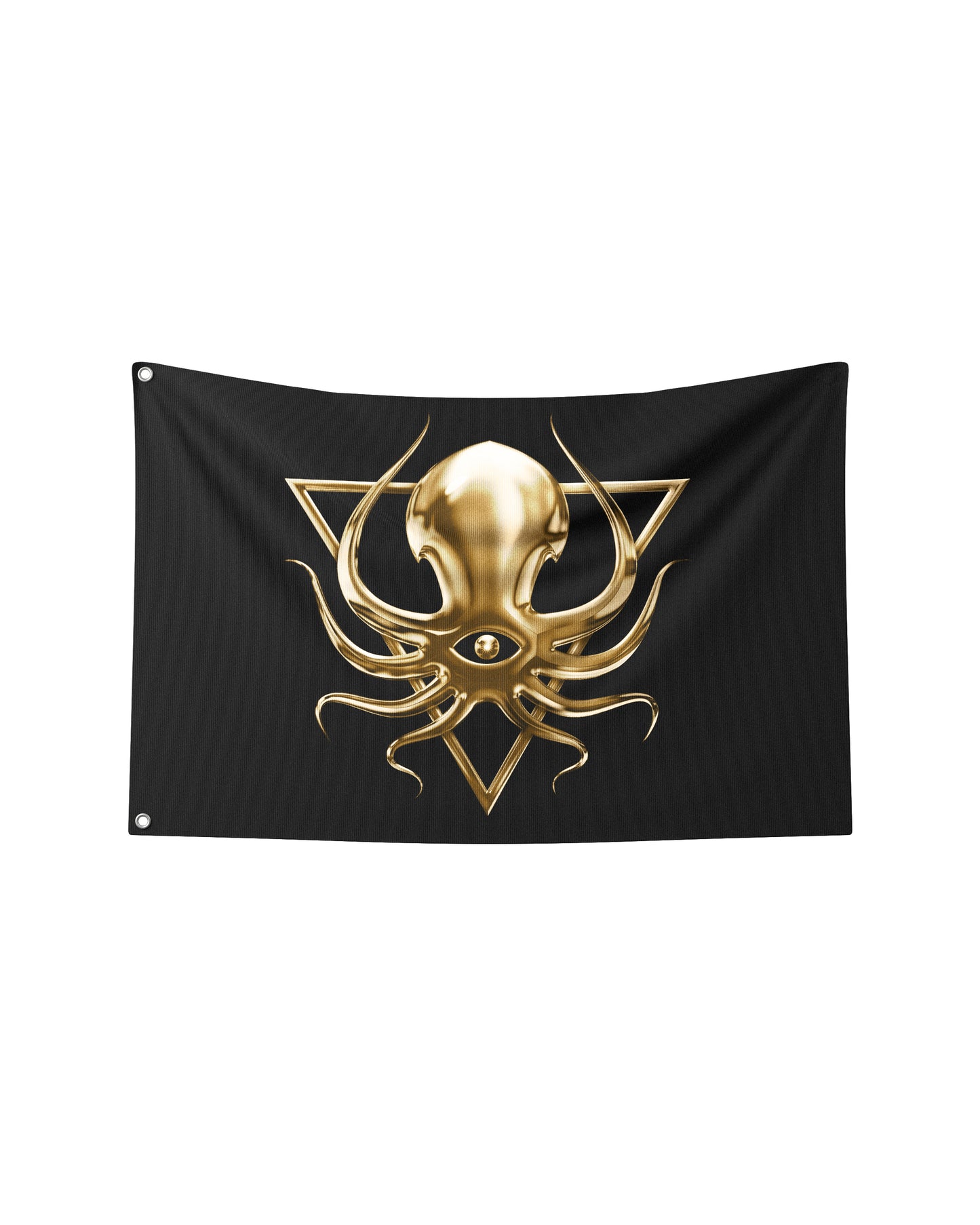 DDD GOLDEN LOGO FLAG