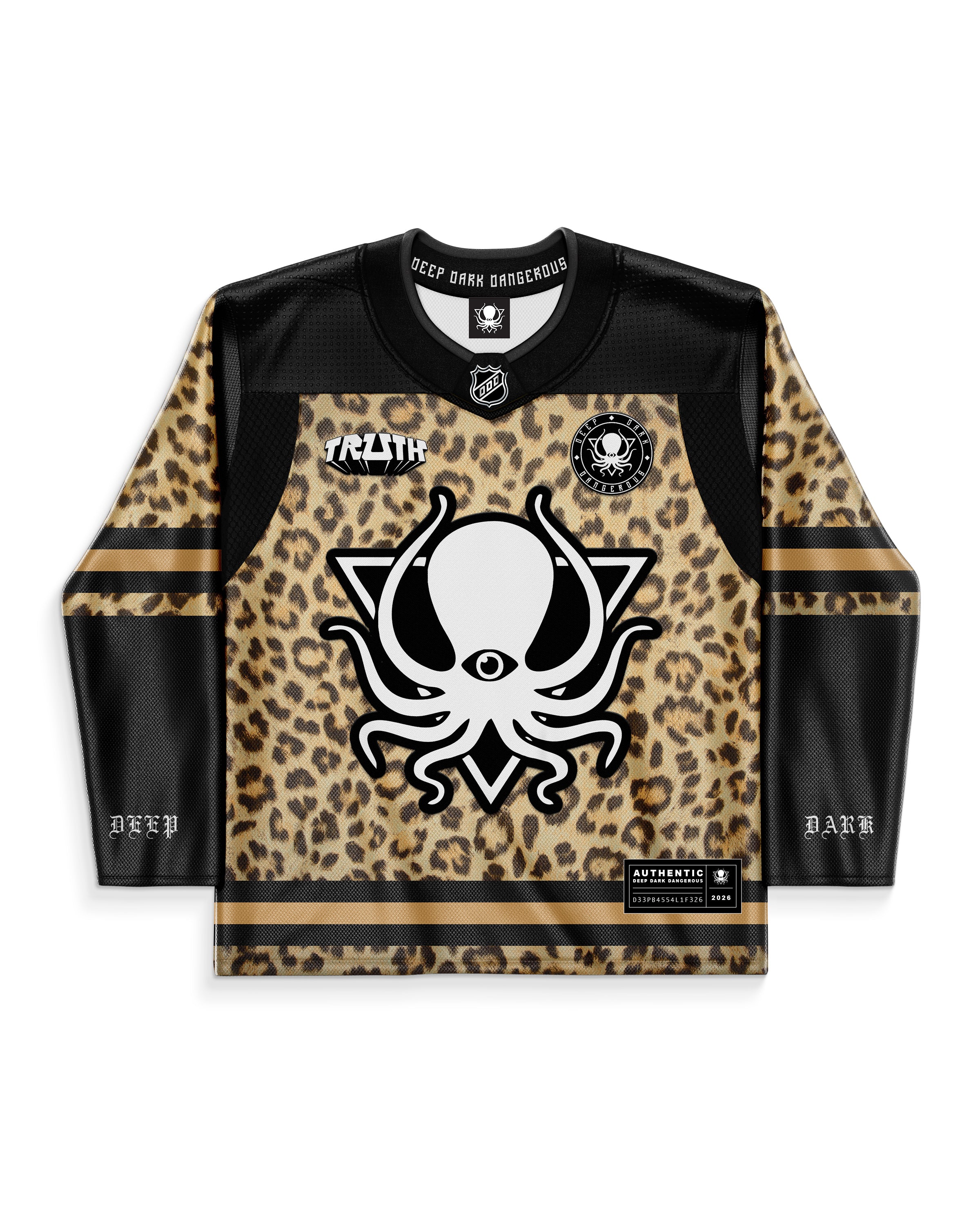 LEOPARD PRO CUT HOCKEY JERSEY – DEEP DARK AND DANGEROUS