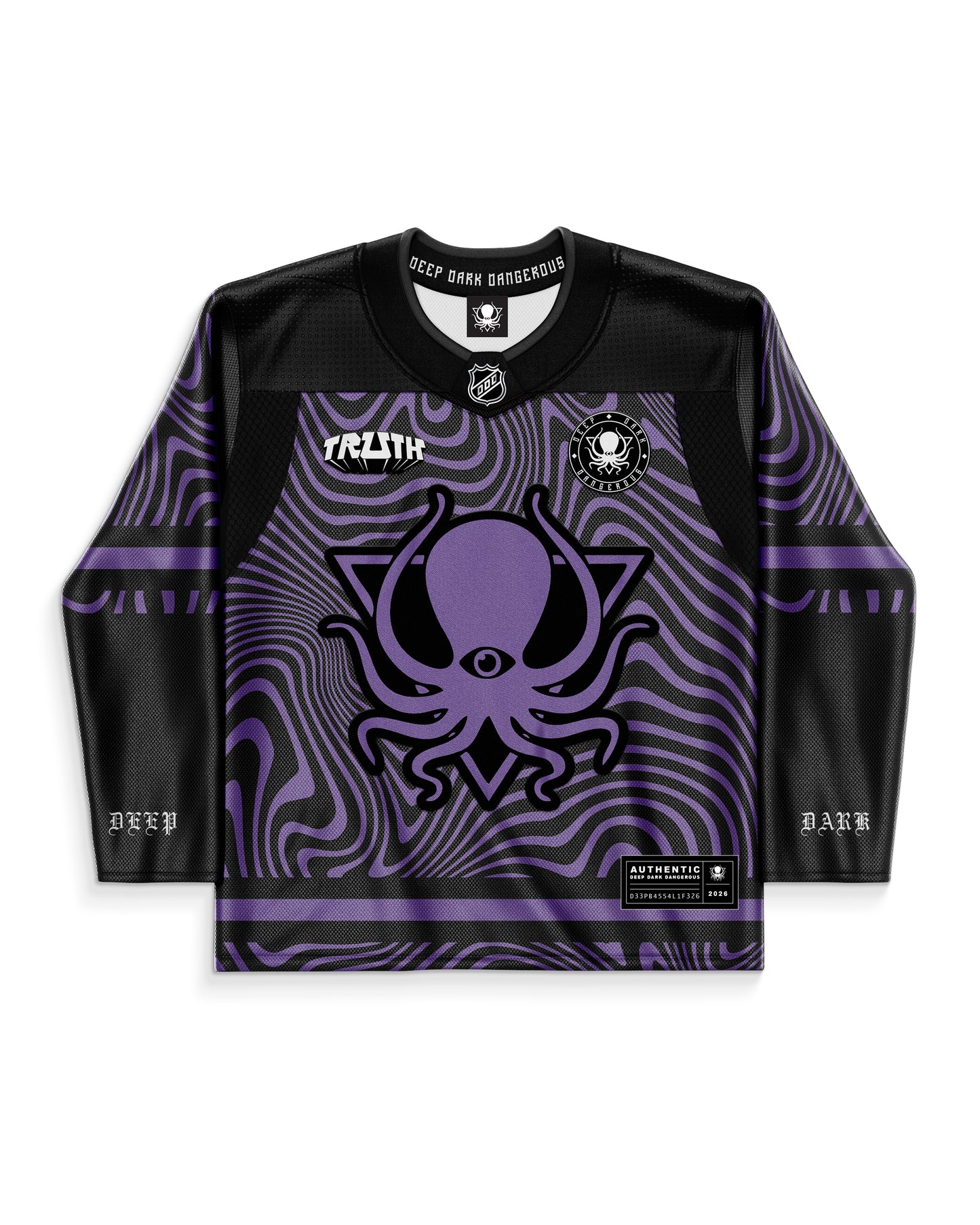 PURPLE TRIPWAVE PRO CUT HOCKEY JERSEY
