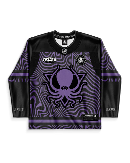 PURPLE TRIPWAVE PRO CUT HOCKEY JERSEY