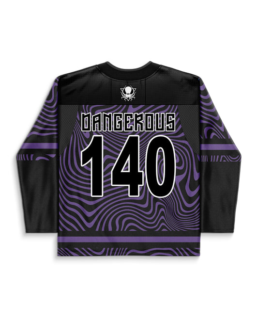 PURPLE TRIPWAVE PRO CUT HOCKEY JERSEY