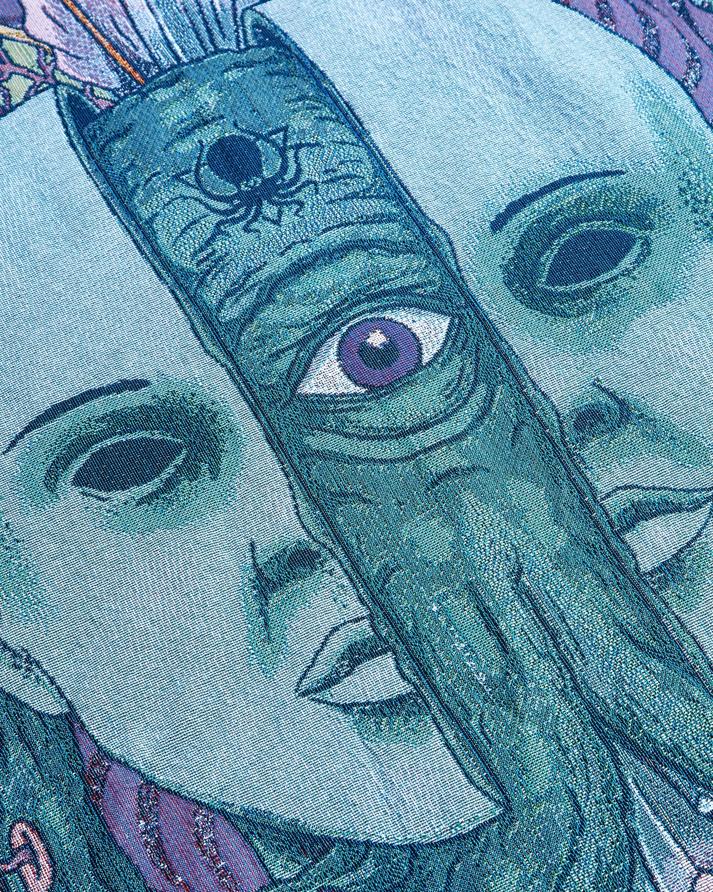 SPLIT FACE JACQUARD THROW BLANKET