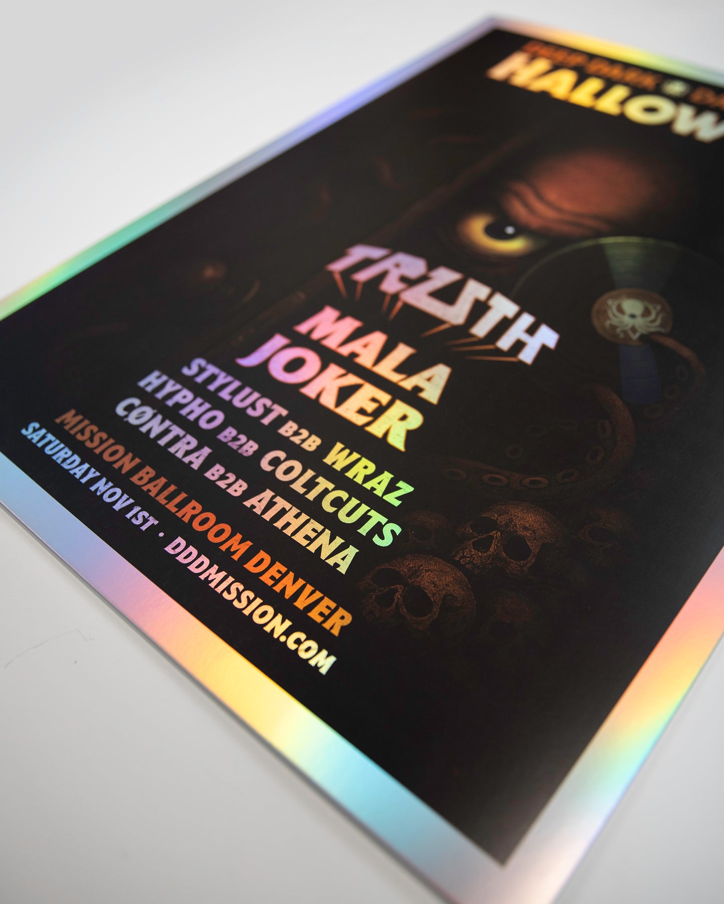 MISSION HALLOWEEN HOLOGRAPHIC POSTER